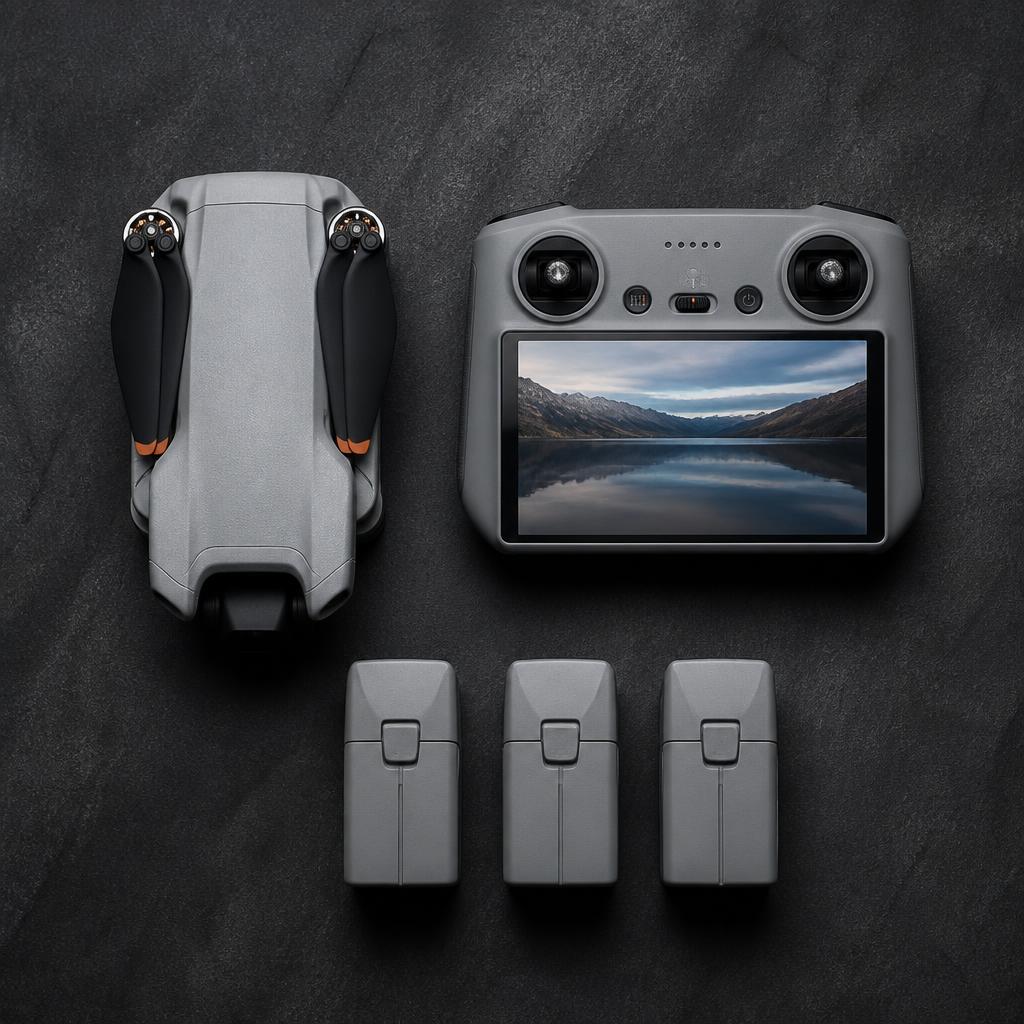 Combo DJI Mini 5 Pro com 3 baterias e tela
